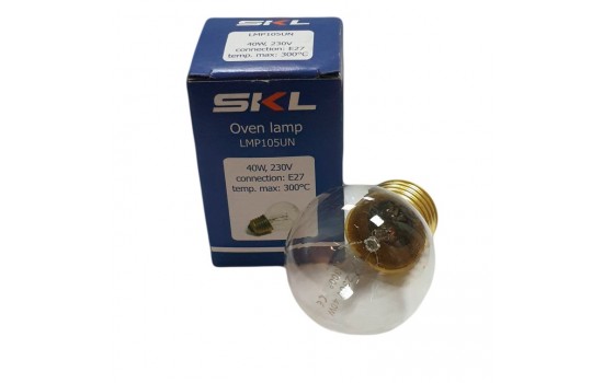 Лампочка для духового шкафа E27 40W 300C°, LMP105UN, CU4417